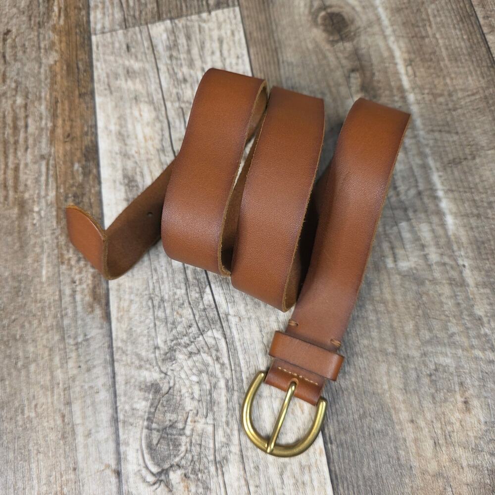 Brown Leather Belt Size Large Old Money Minimalist Preppy